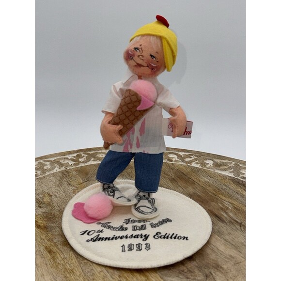 Annalee Mobilitee Dolls Lot Of 3 1993 10th Edition 1992 Doll Society 1994 Baby - Picture 2 of 16